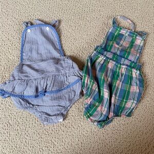 SOLD on crosspost - Bella Bliss Sunsuits - 18/24 mo